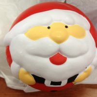 Santa squeeze ball