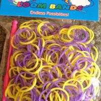 Loom Band- Purple/Yellow